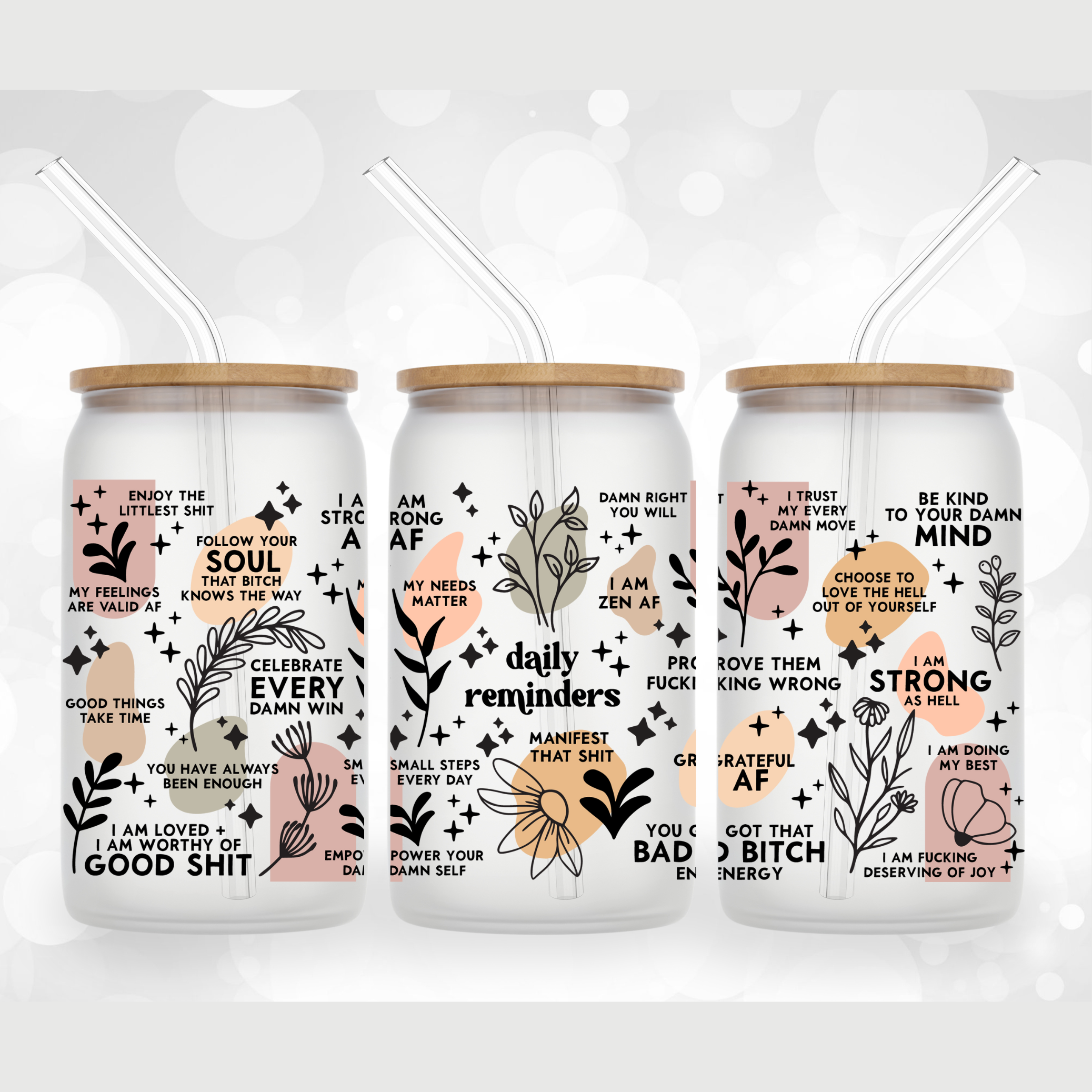 Transparent Libby Beer Can Glass Mockup
